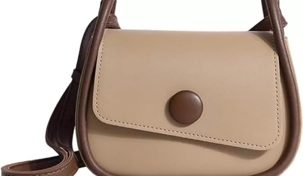Sac besace à gros bouton : Taupe clair